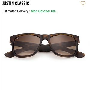 Raybans Justin Classic 4165